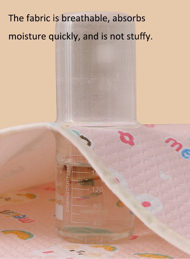 Aissiora 60x80 cm Waterproof baby pads, baby pee pads, Crib waterproof mat Reusable incontinence pads, Suitable for children, the elderly, women and pets - Image 5